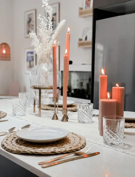 BUY - 30cm Moreton Fluted Dinner Candle Pack of 2