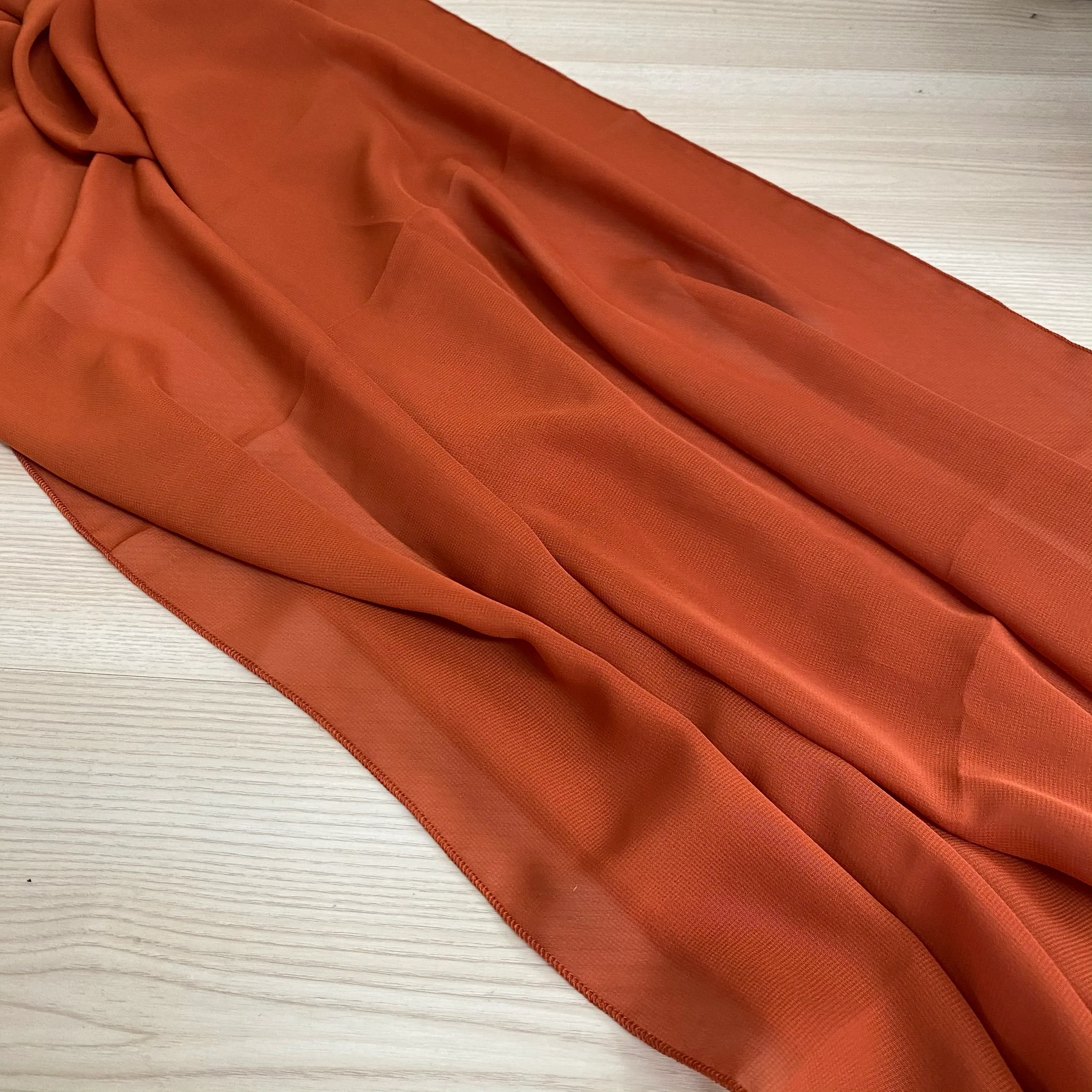 Chiffon Table Runner - Rust