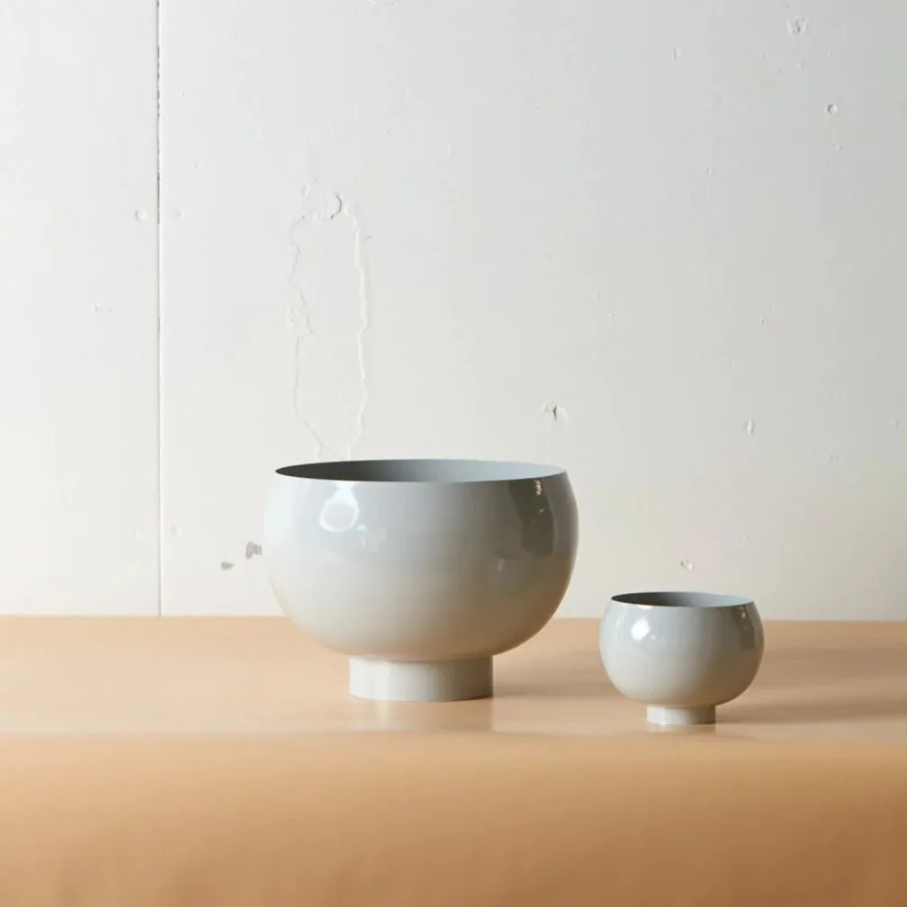 Theodore Vase Fog Grey - two sizes