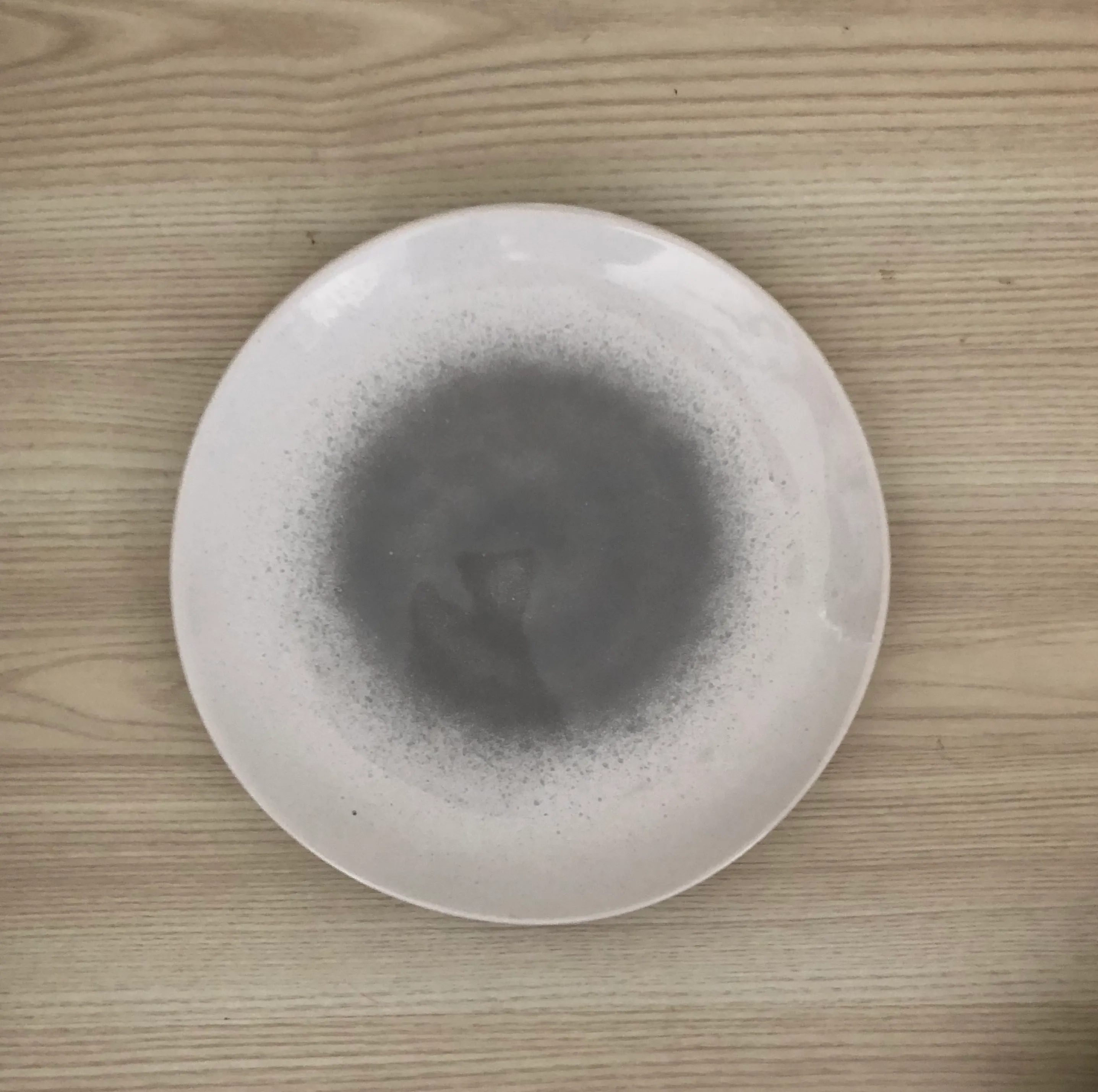 Glazed Side Plate - Grey