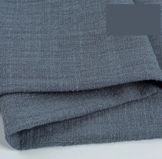 Gauze Table Runner - Stormy Blue