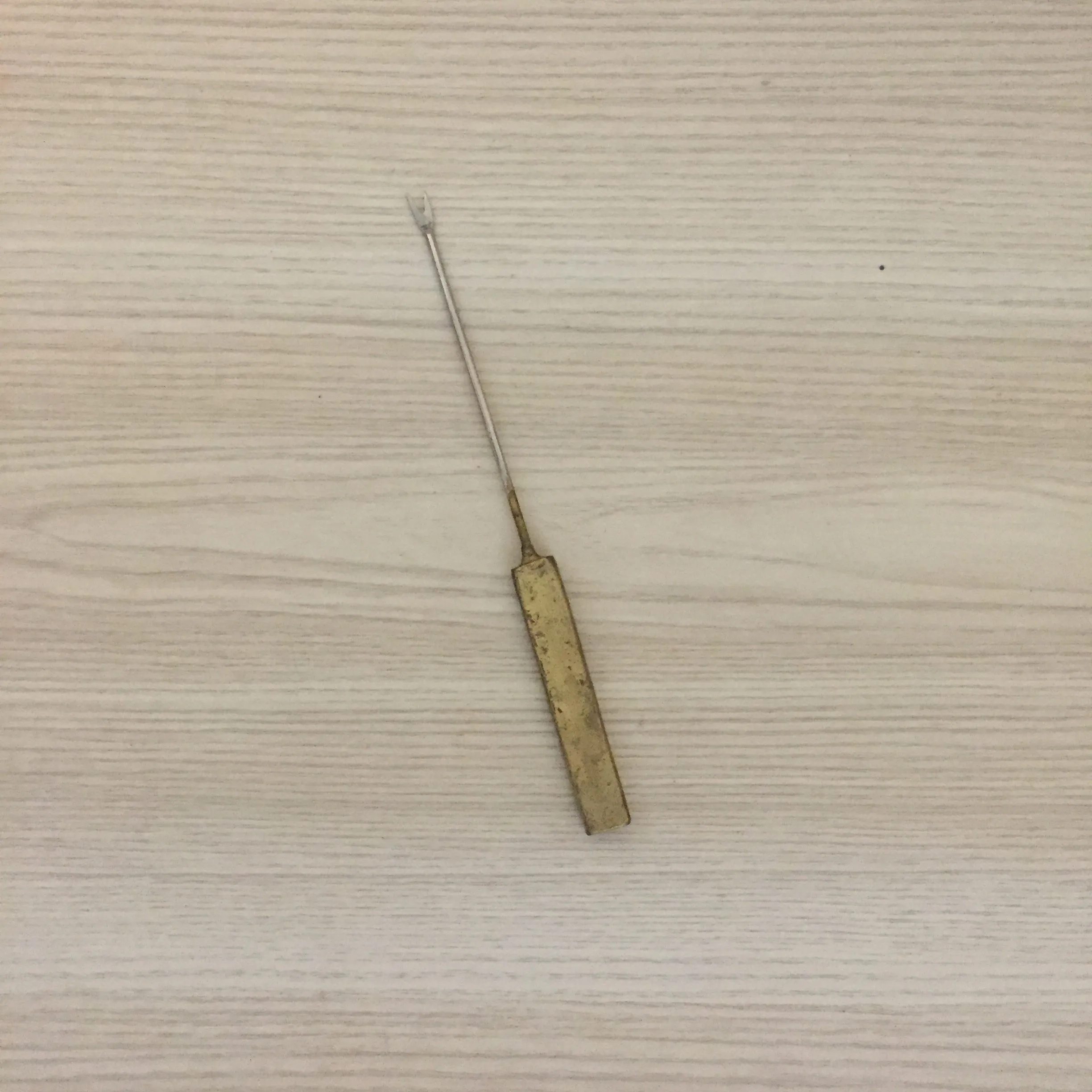 Forged Brass Cocktail Fork