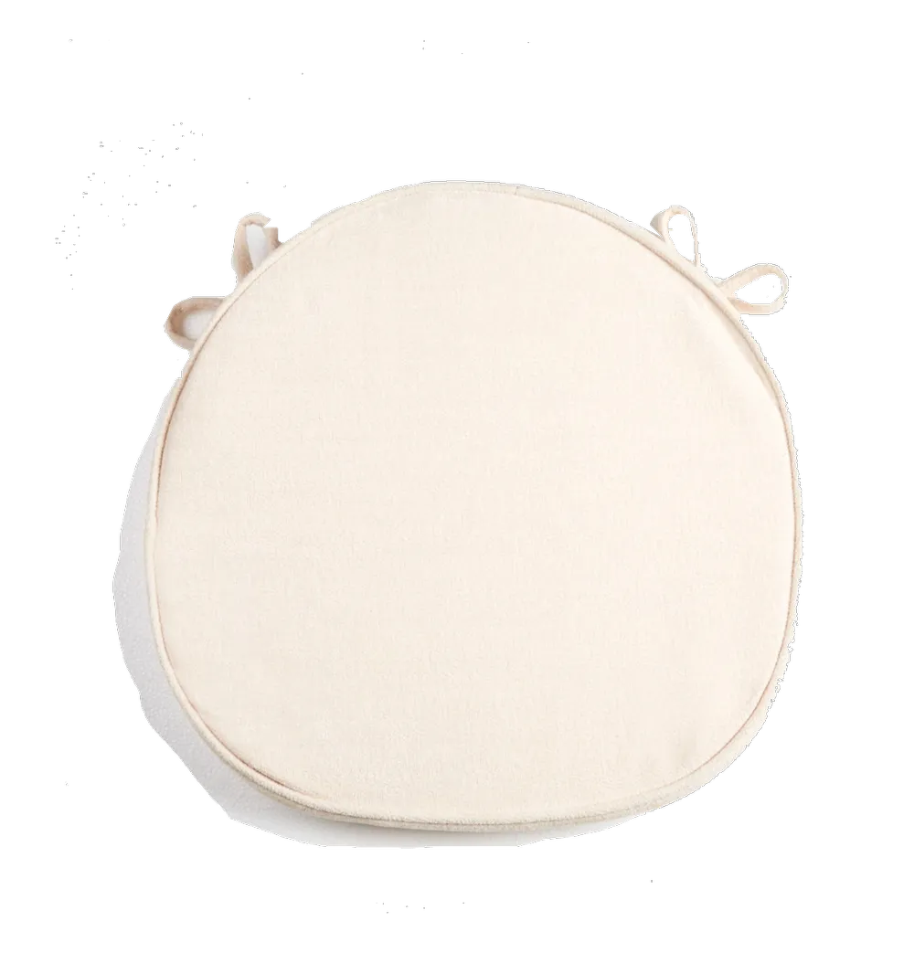 Bentwood Round Chair Cushion- White