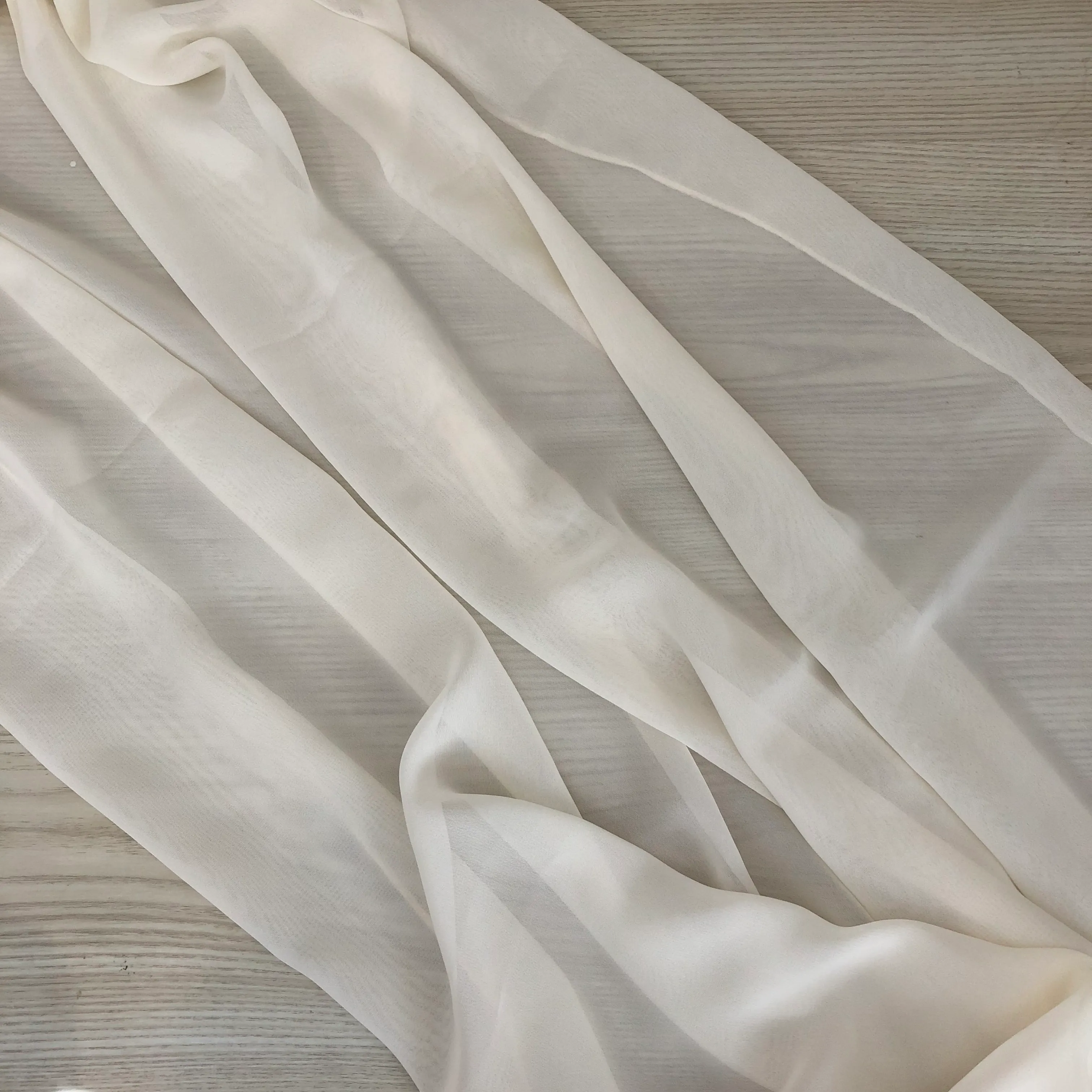 Chiffon Table Runner - Cream