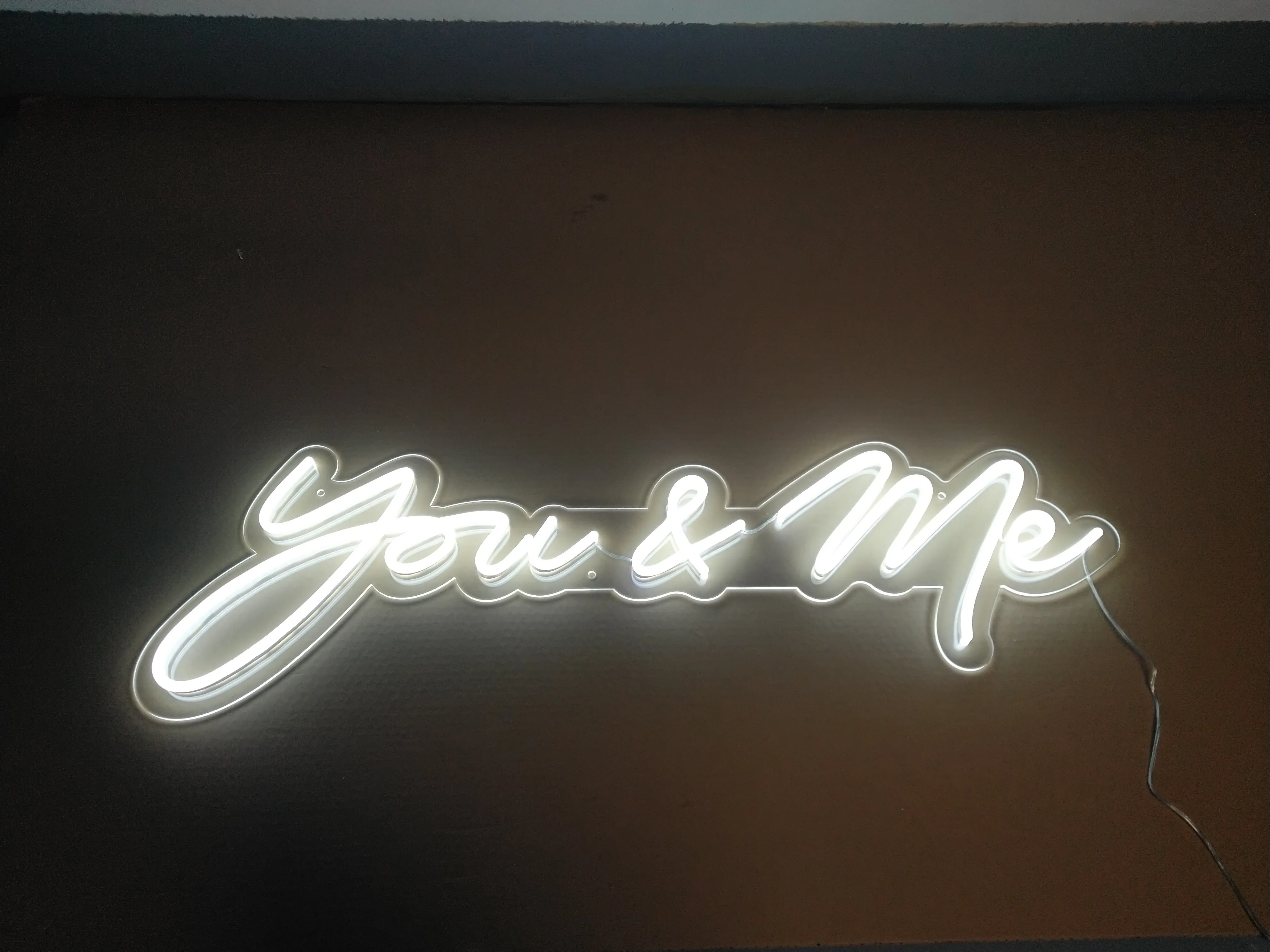 You & Me Neon Sign
