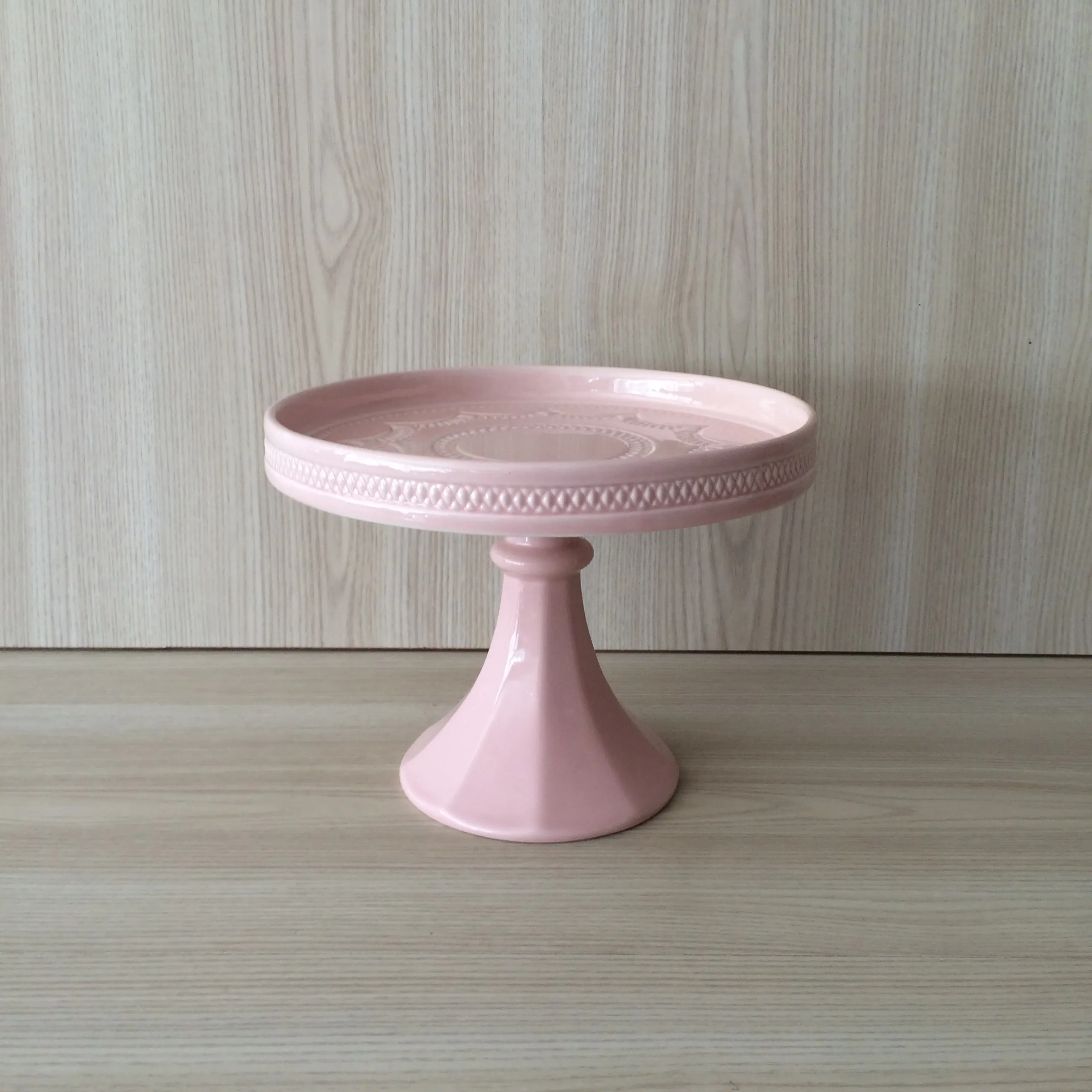 Bon Bon Pedestal Cake Stand - Pink