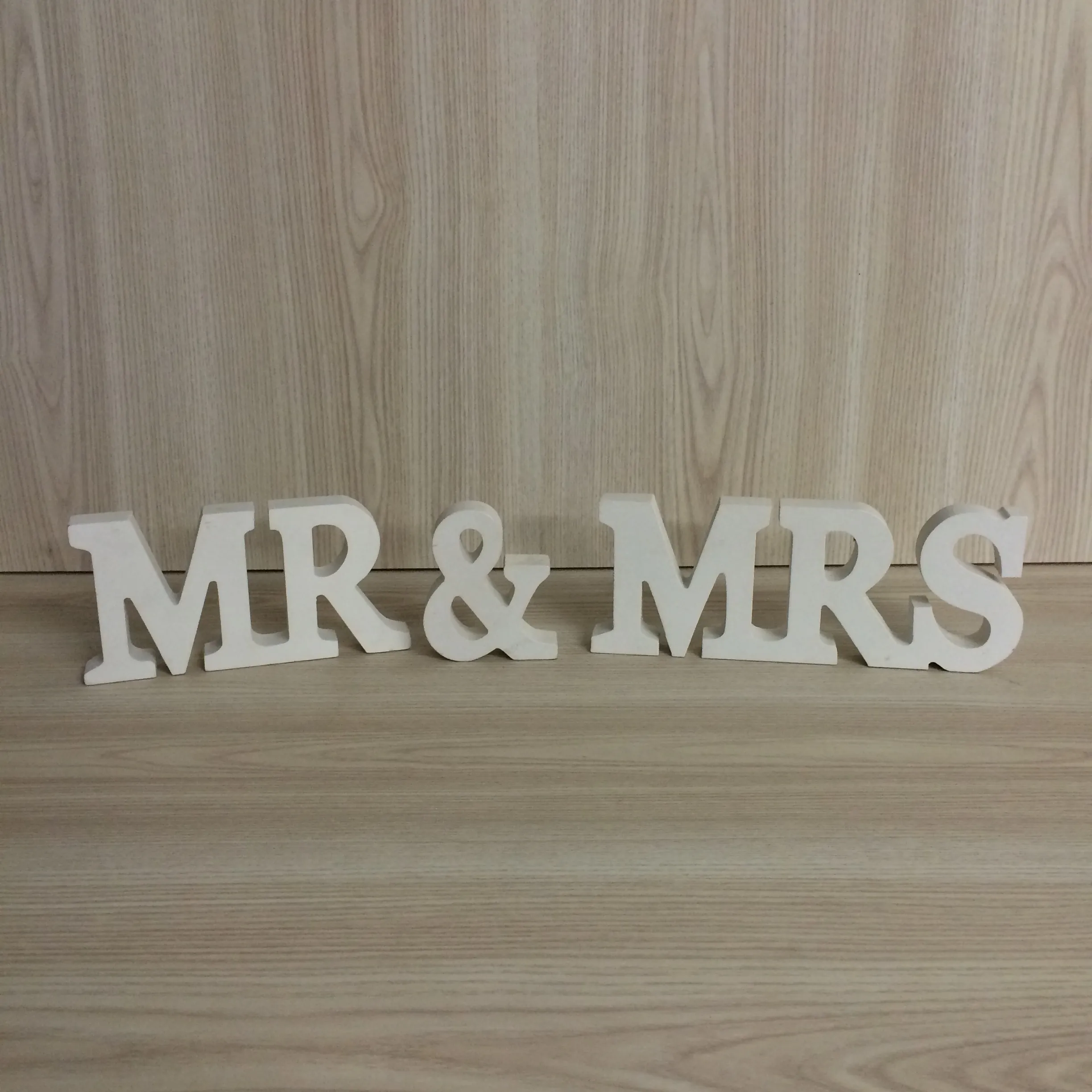 Mr & Mrs Blocks - White