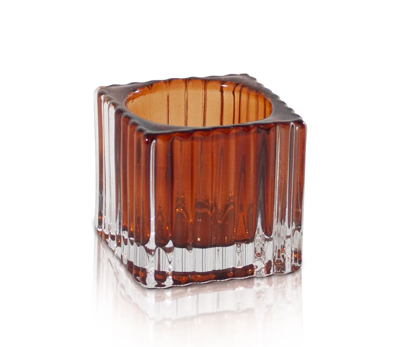Gio Tealight Holder - Amber