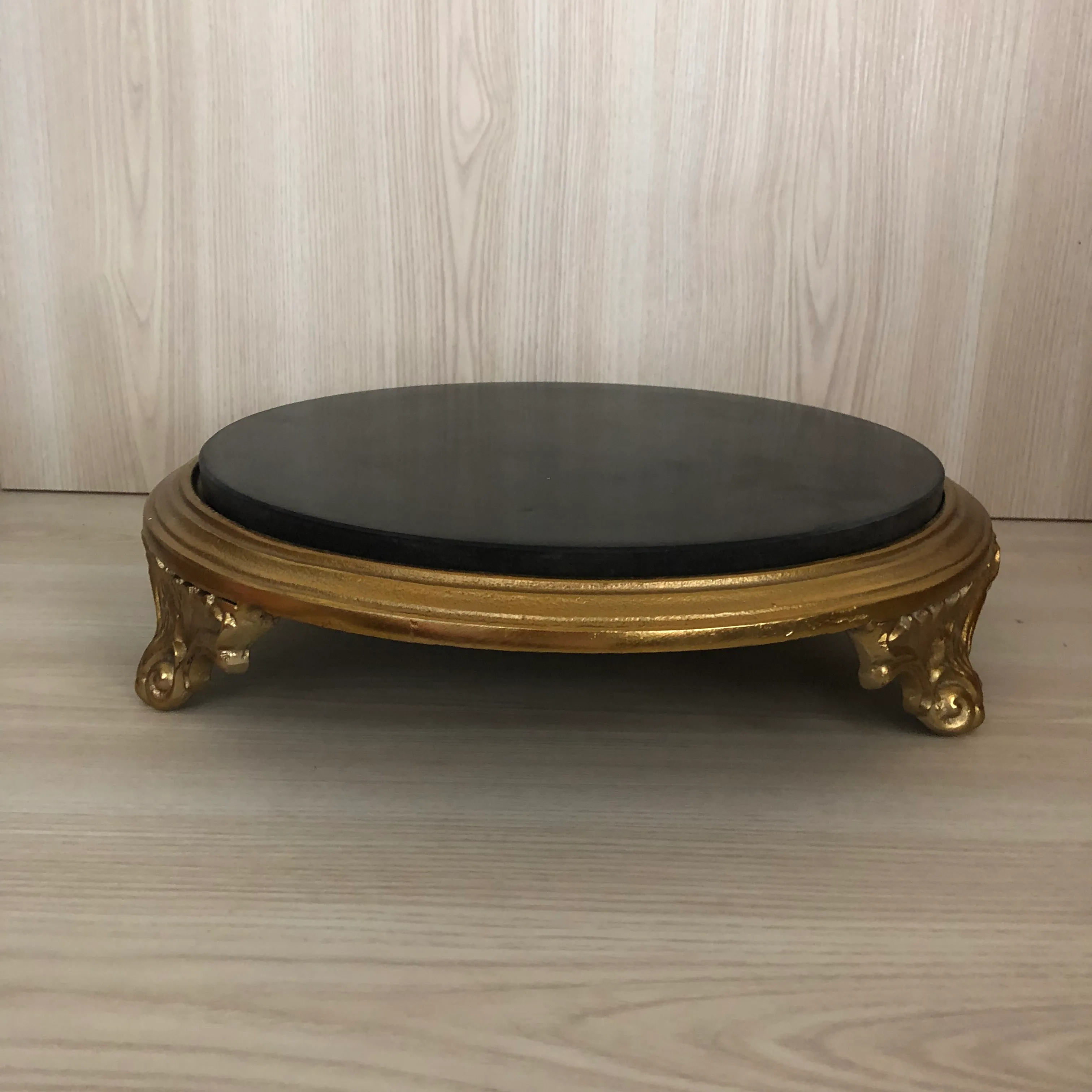 Grandeur Cake Plate Gold - 36cmDia