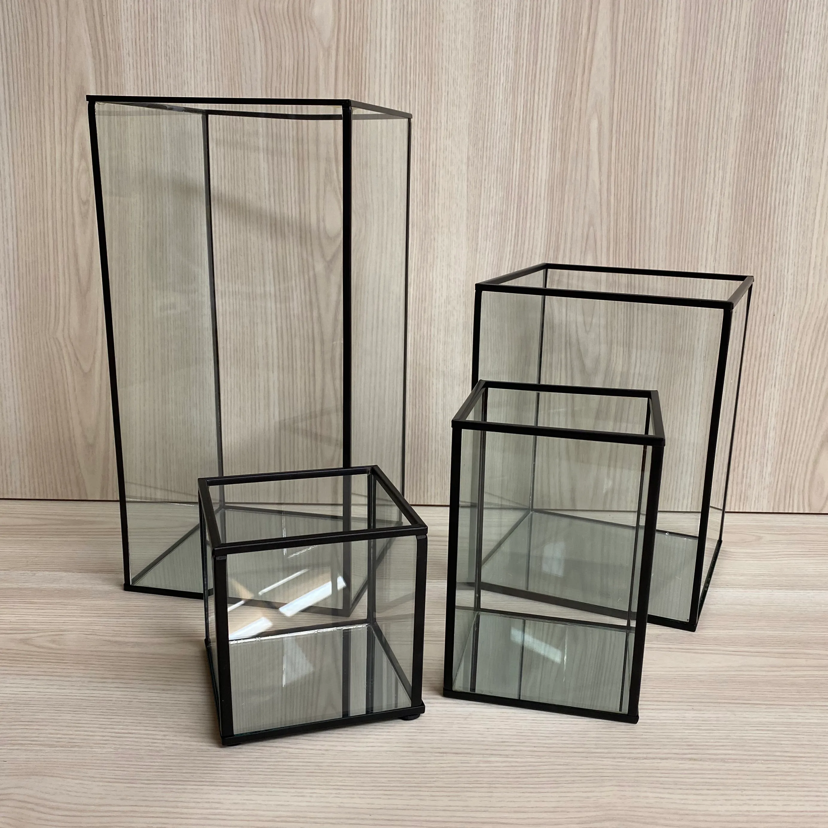 Metal Candle Display Box - Black