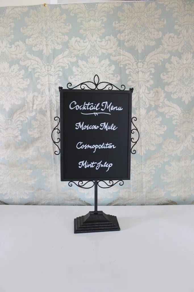 Decorative Chalkboard on Stand