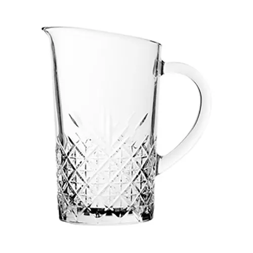 Etched Water Pitcher