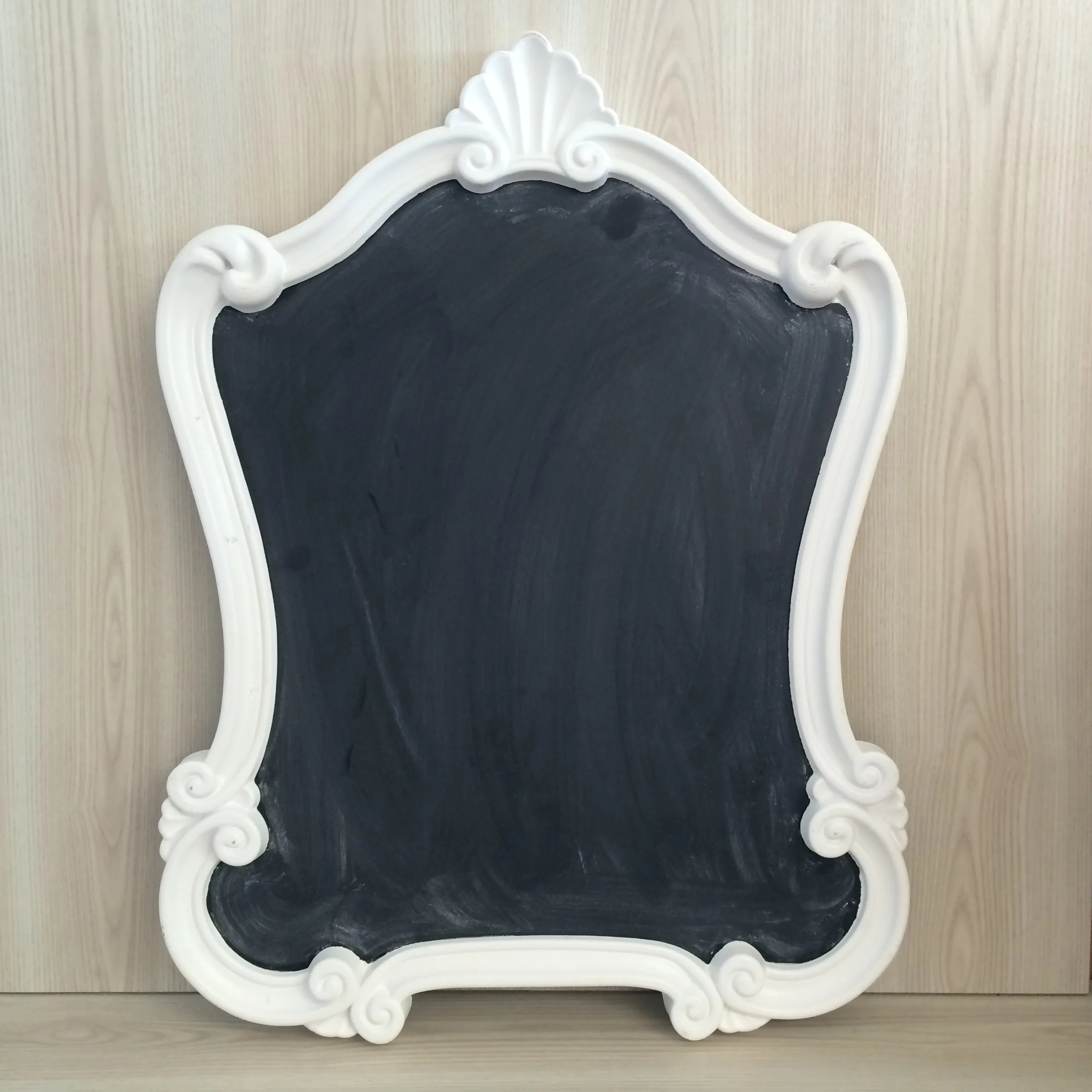 Ornate Chalkboard White