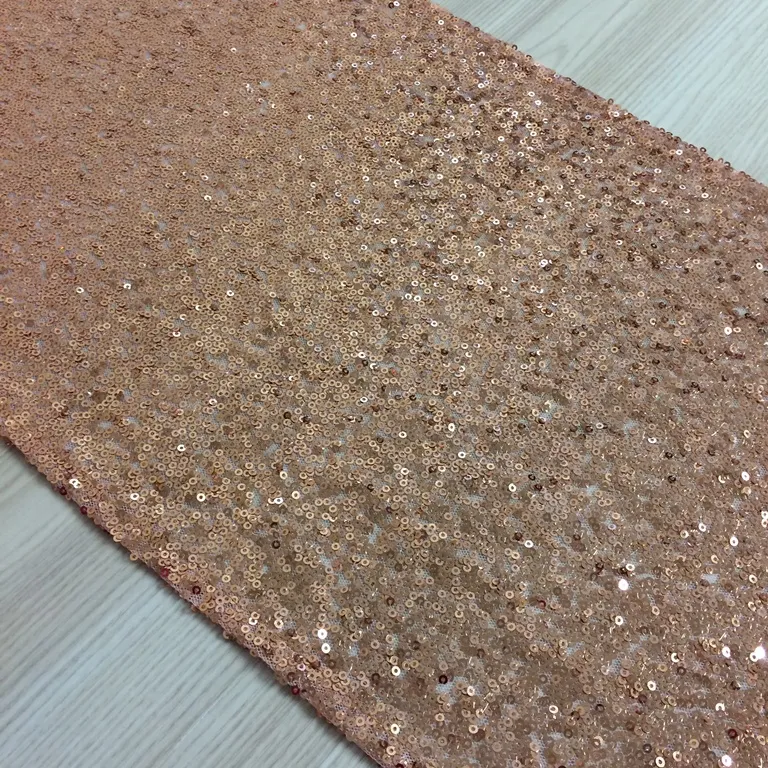Sequin Table Runner - Rose Gold