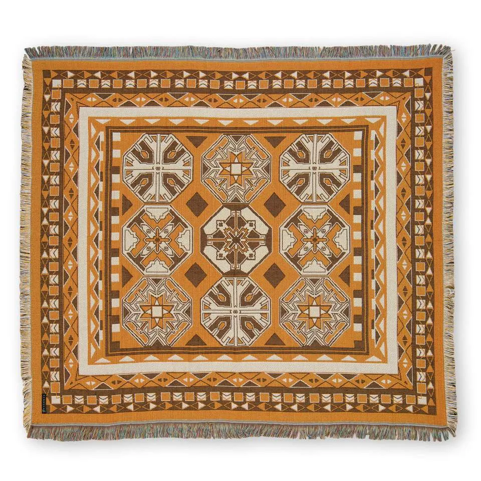 Child of Nature Rust Picnic Rug/Throw