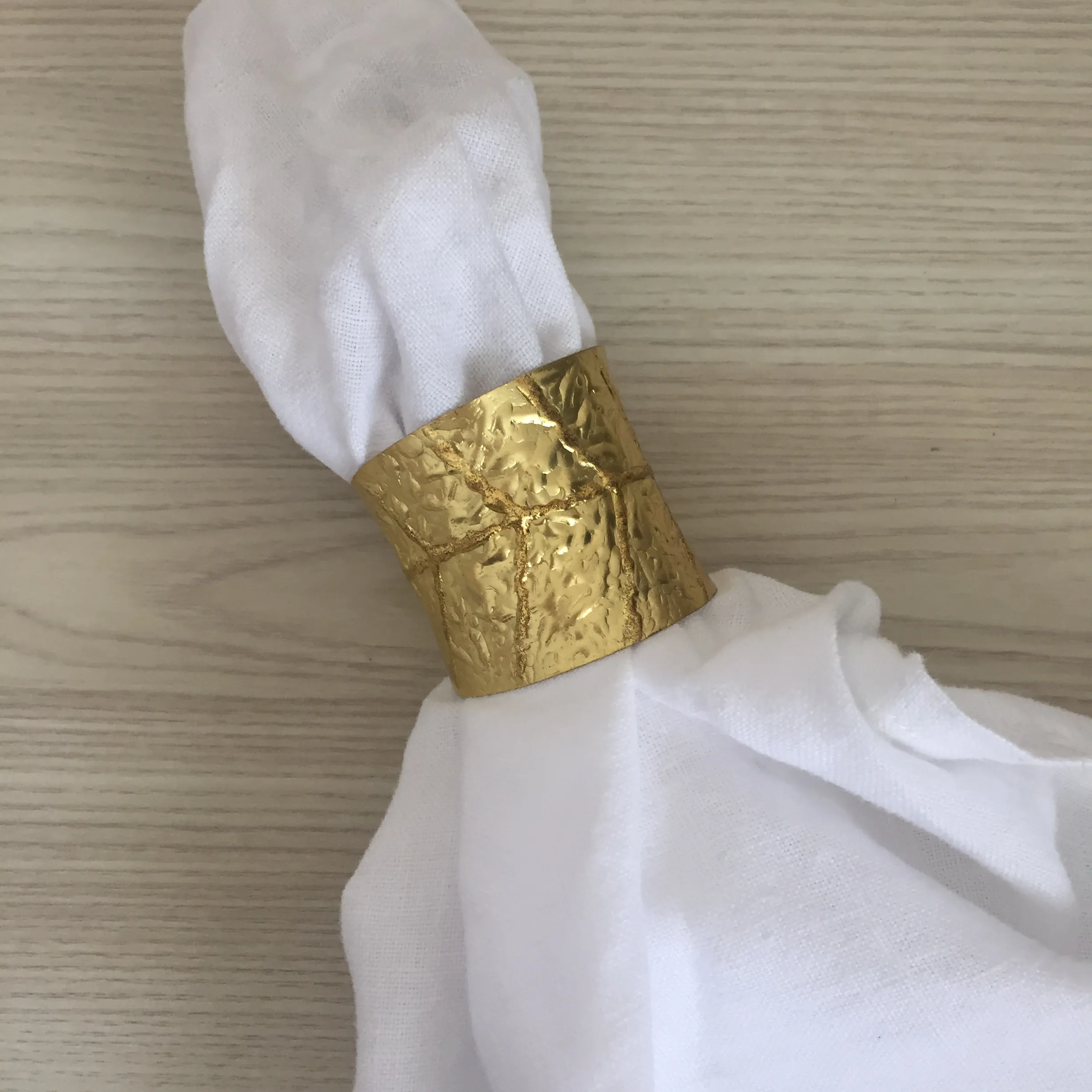 Gold Leaf Napkin Ring