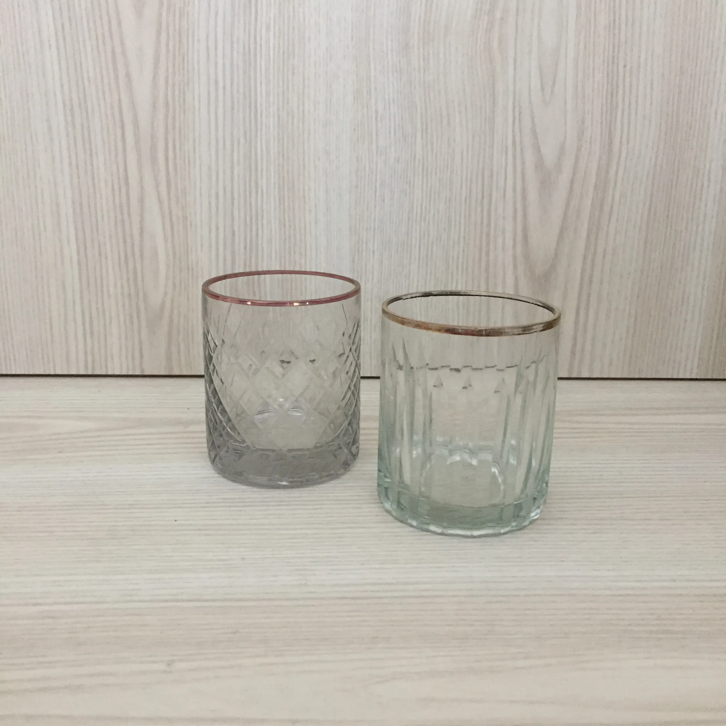 Etched Glass Tealight Holder - Two Designs