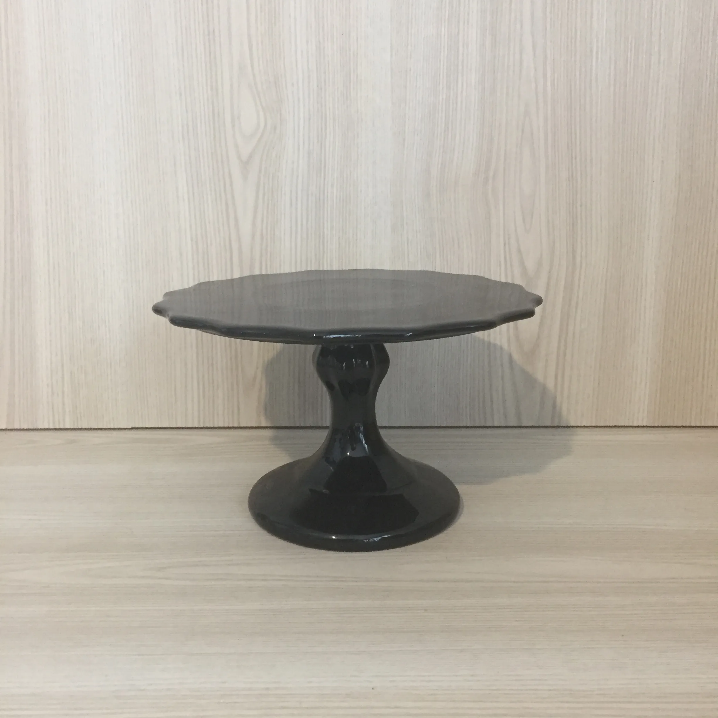 Rococo Cake Stand Small - Black