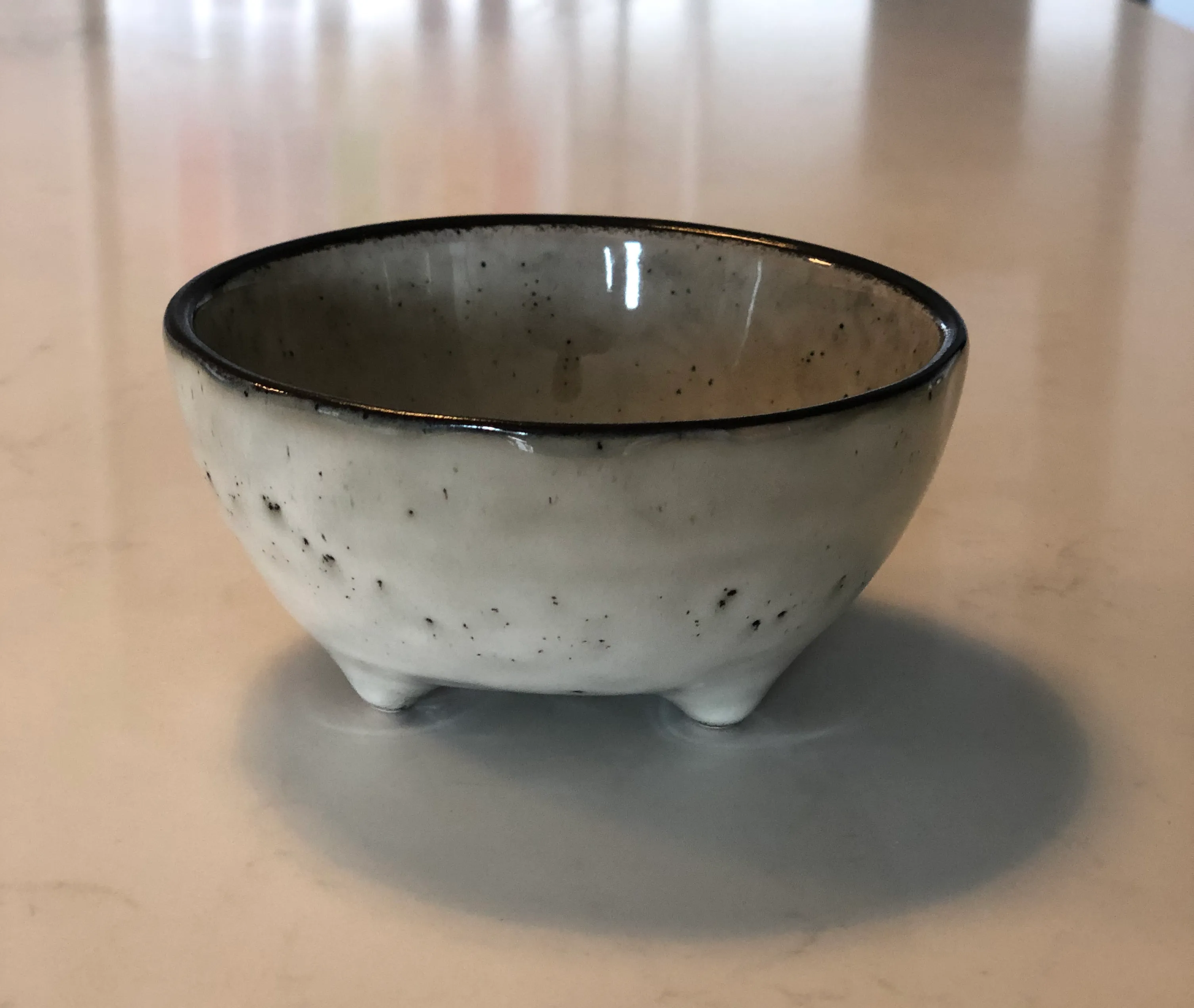 Nomad Small Footed Bowl - Natural
