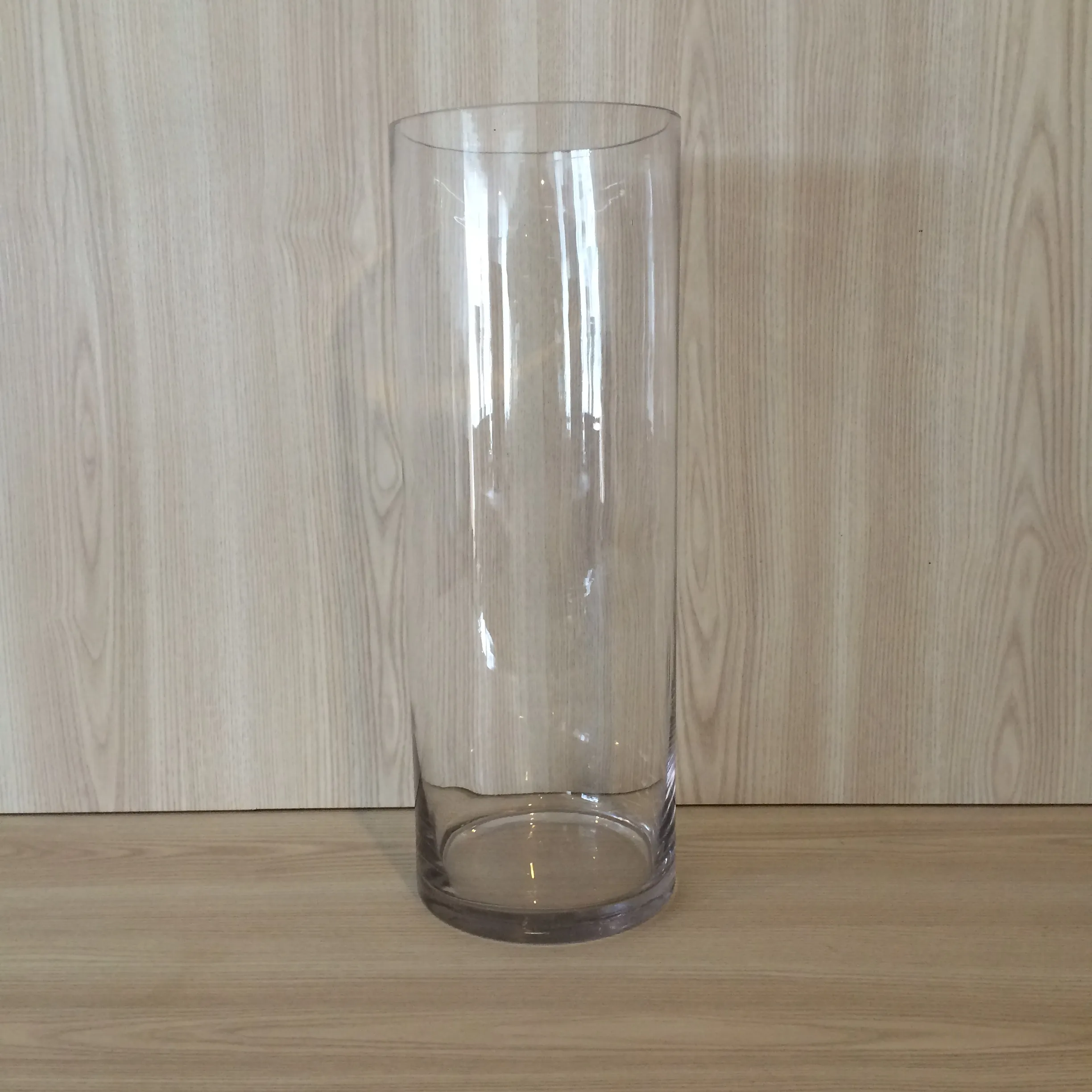 Cylinder Vase 15x42cmH - Clear