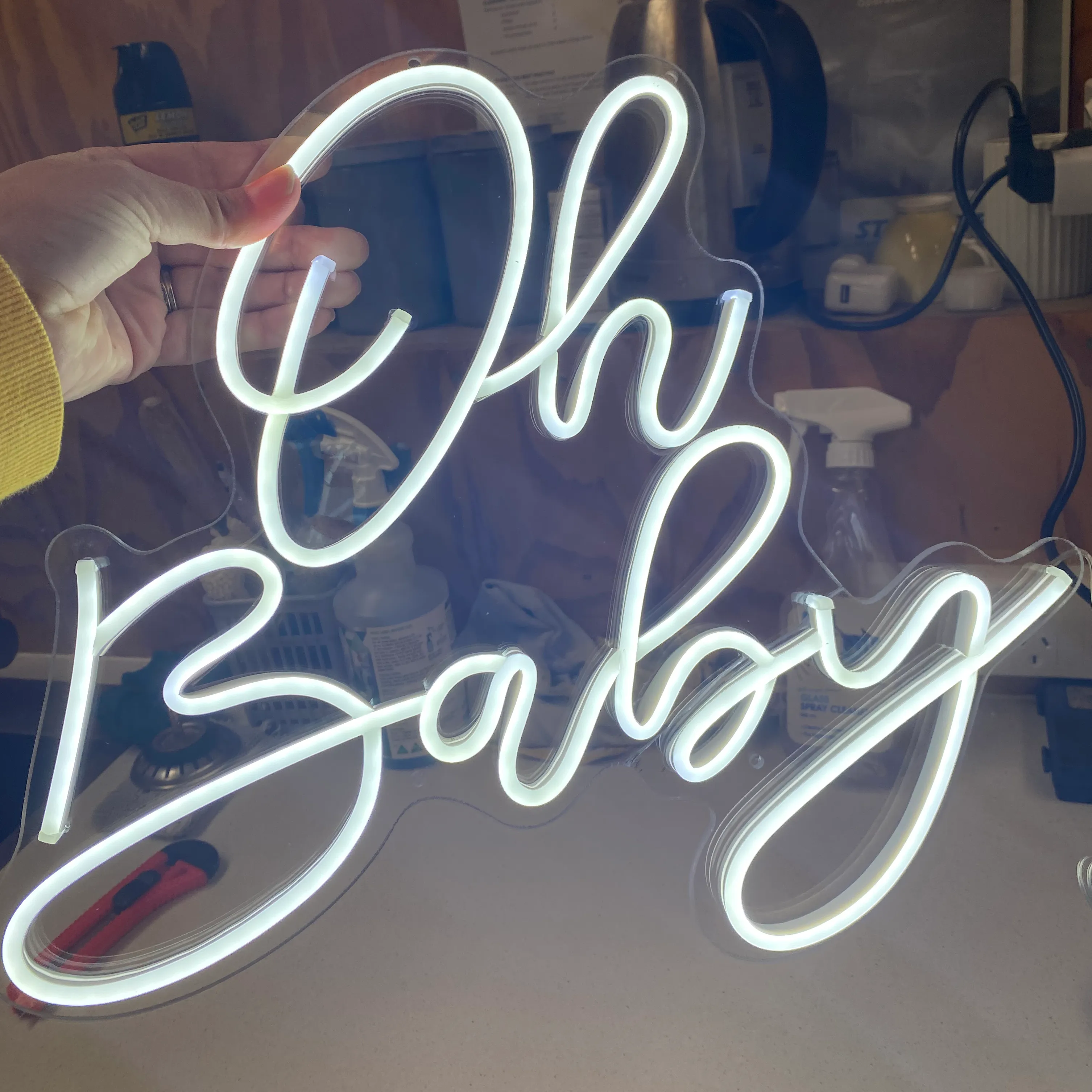 Oh Baby Neon Sign