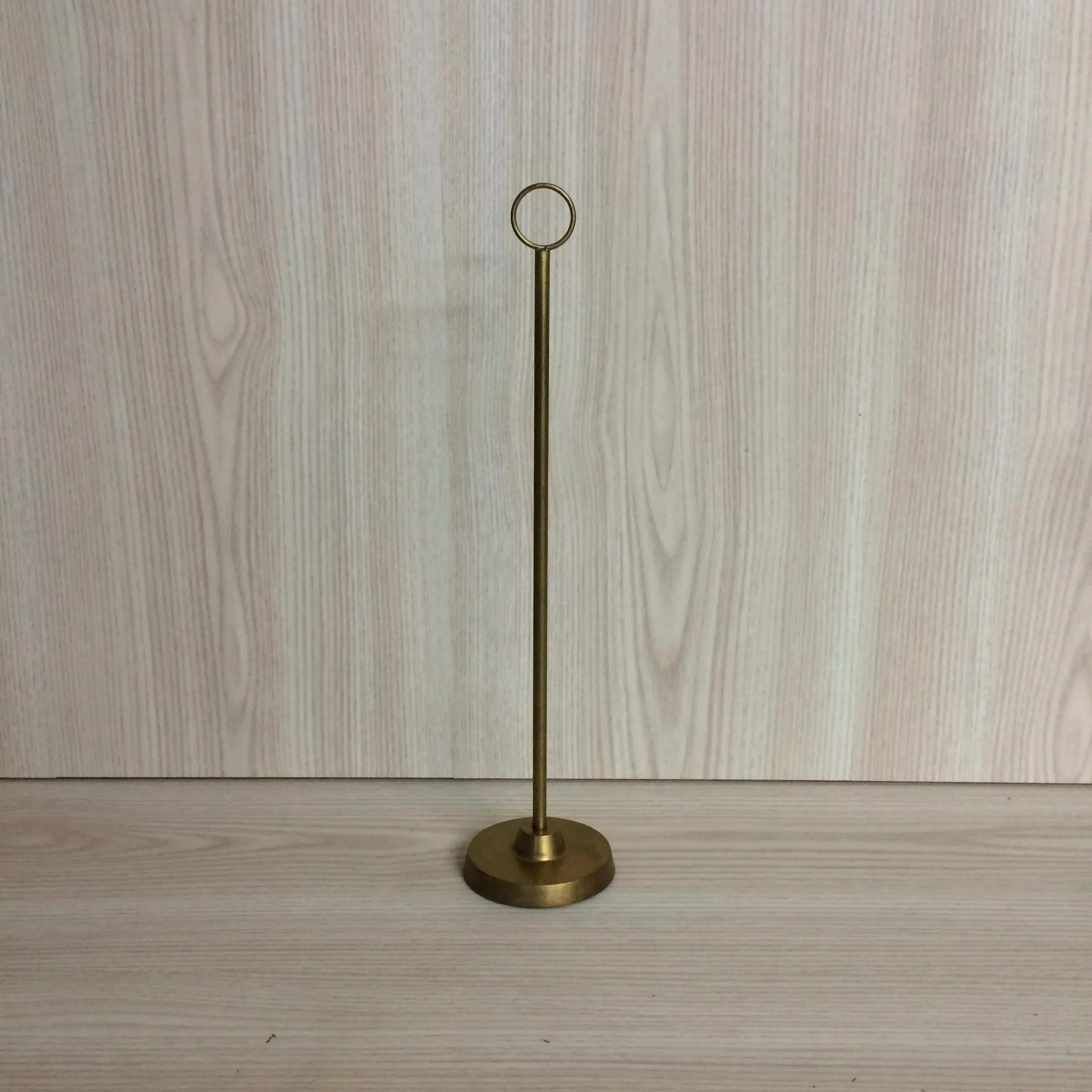 Spindle Table Number Holder - Gold