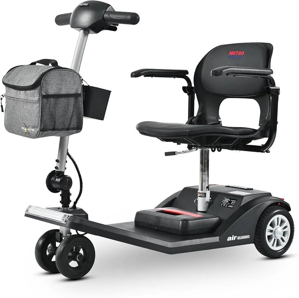Delivery- Air Classic Ultralight Standard Mobility Scooter (265lbs weight capacity) -Standard range