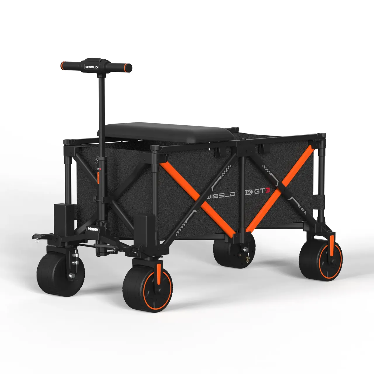 Portable Electric Riding Wagon Foldable Camping Cart