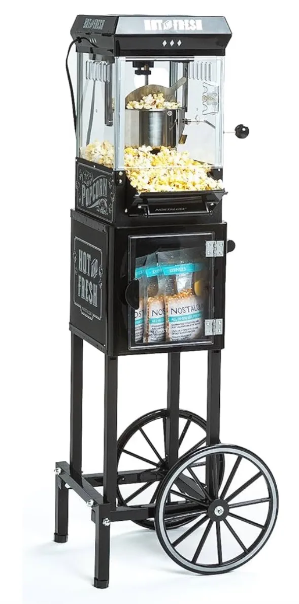 Tall Popcorn Machine