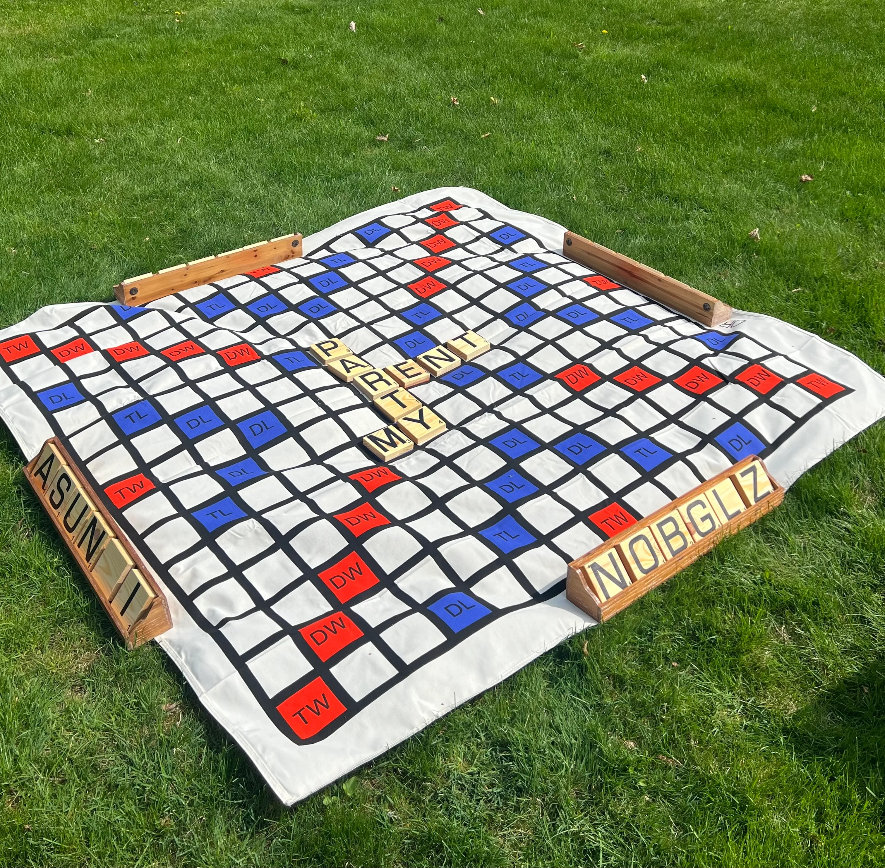 Outdoor Scrabble Game