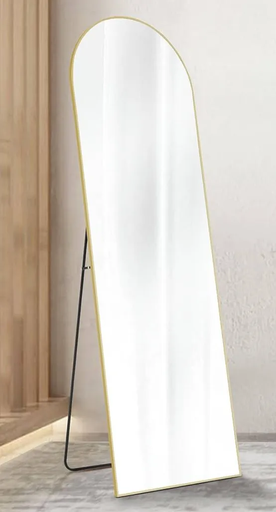 59" x 16" Gold Mirror