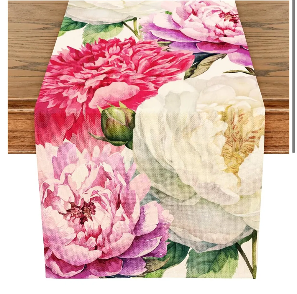 Floral table runner