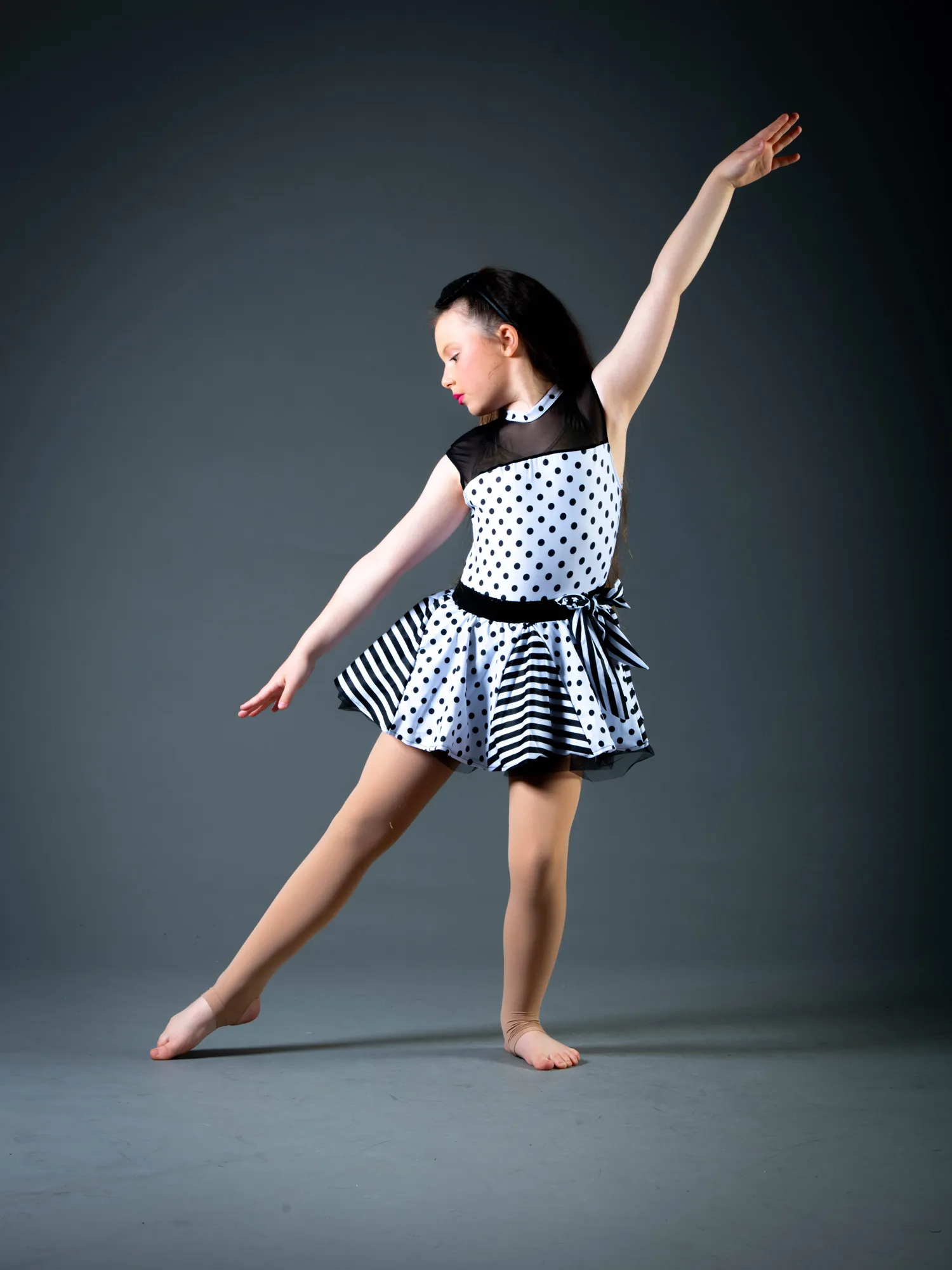 DOTTY SKIRTED LEOTARD