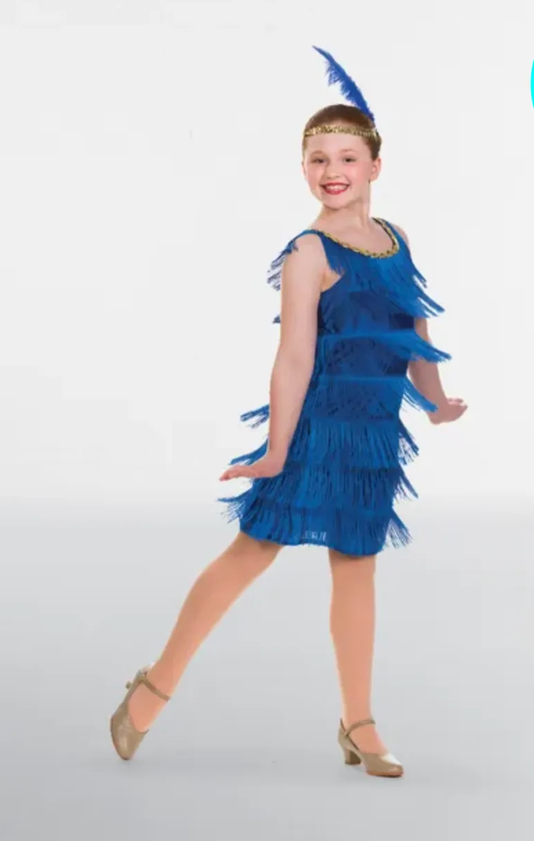 IDS - Blue Childs Flapper Dress