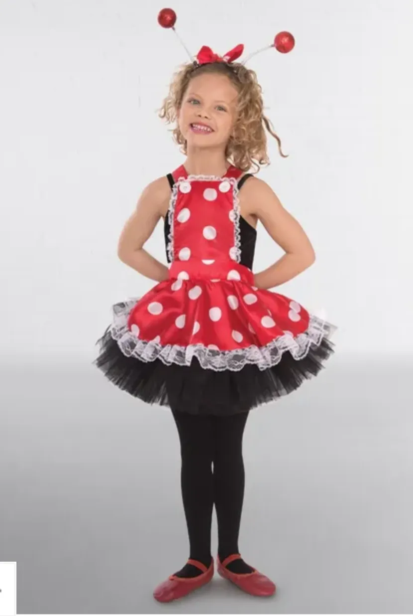 1st Position - Polka Dot Pinafore Dress