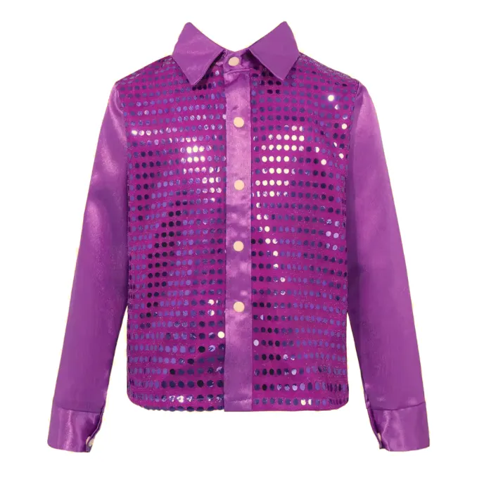 GLITZ SHIRT - MAGENTA