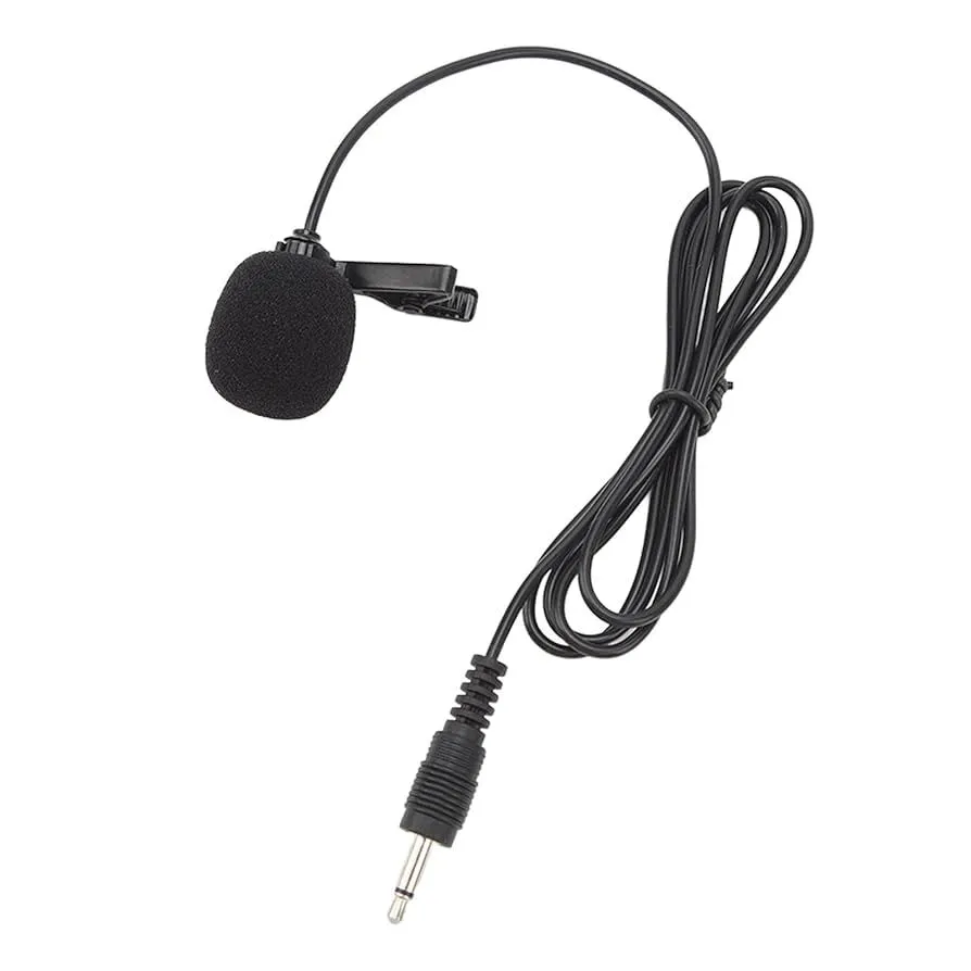 Wearable Lavalier Lapel Clip-On Microphone