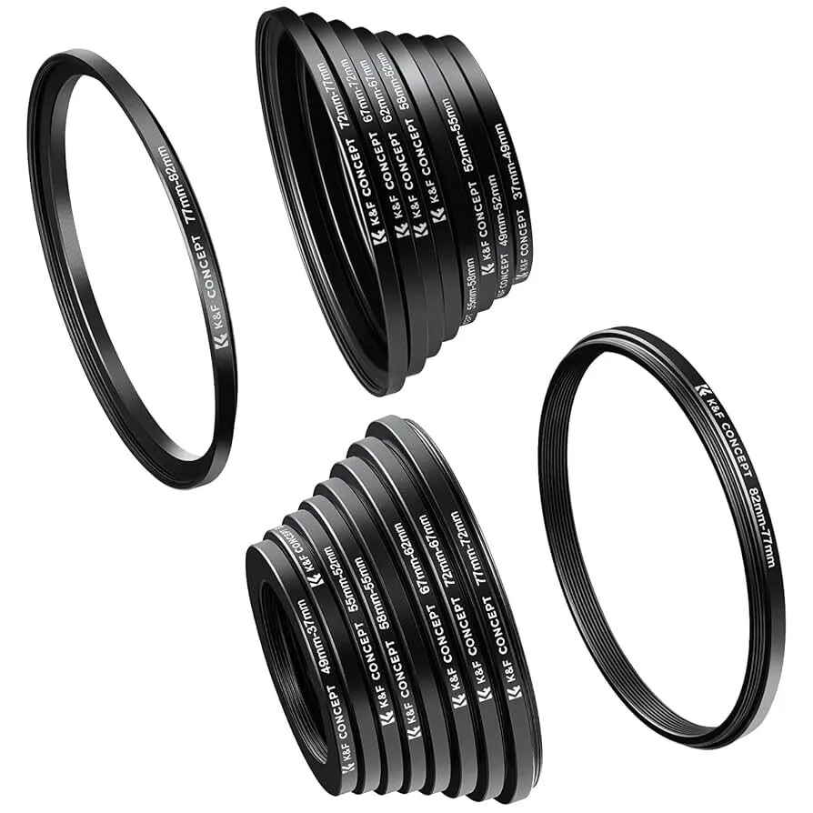 Step-Up/Step-Down Lens Adapter Rings