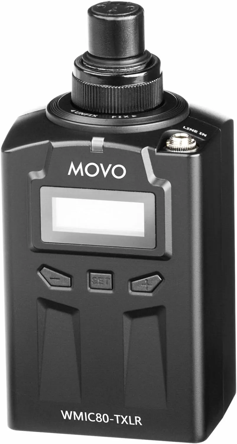 Movo WXLR8 Wireless XLR Plug-in Microphone Transmitter