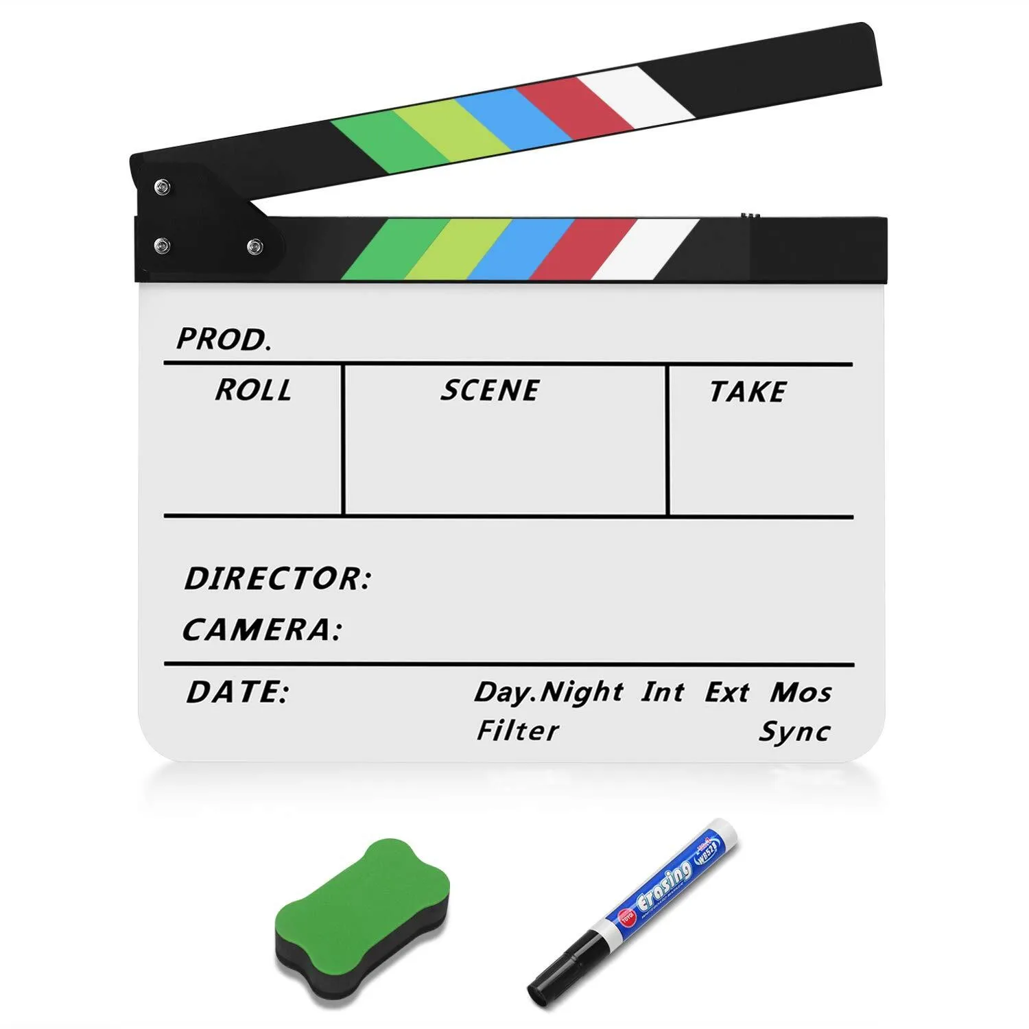 Film Slate/Clapper Board Dry Erase Bundle