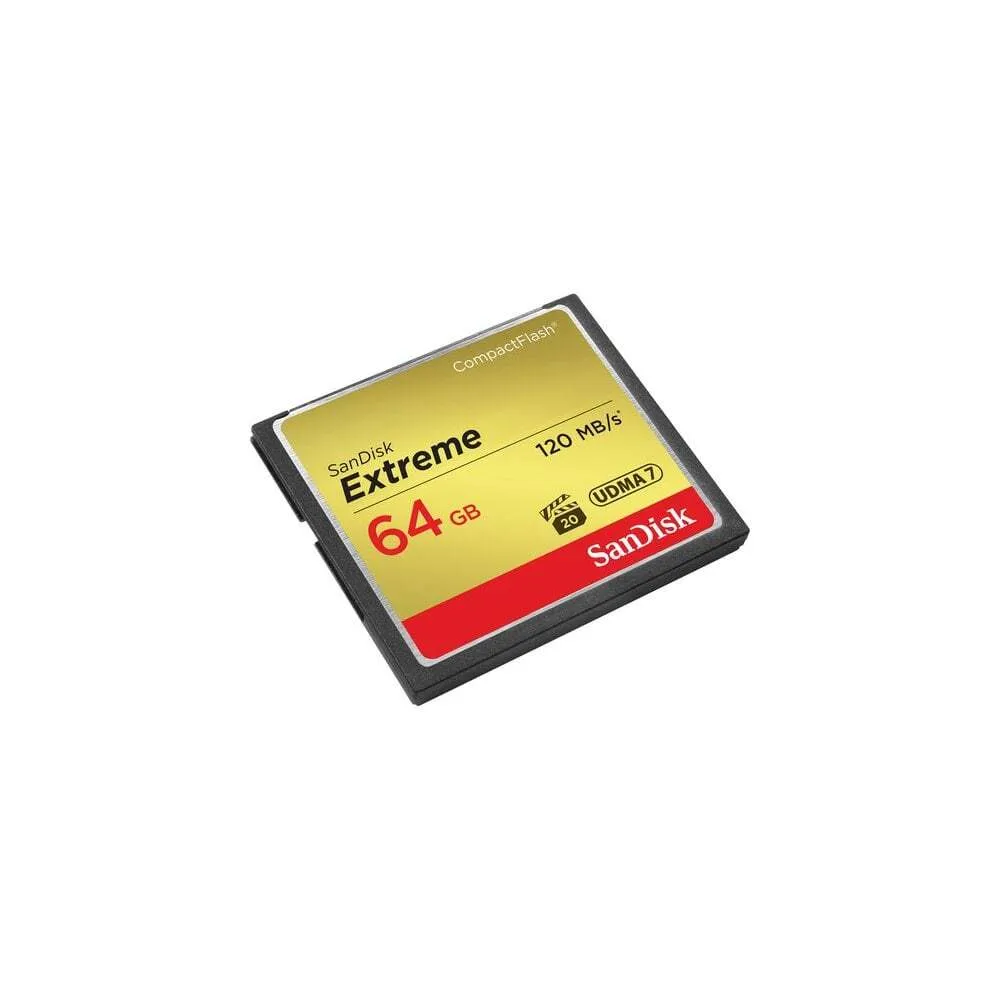 SanDisk Extreme 64GB 120MB/s CompactFlash Card