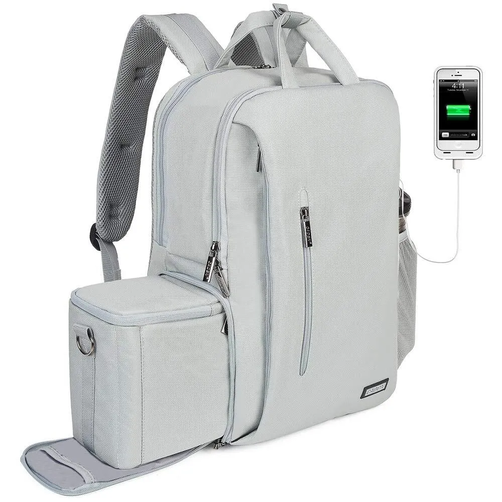 CADeN Camera Backpack wth USB Charging Port