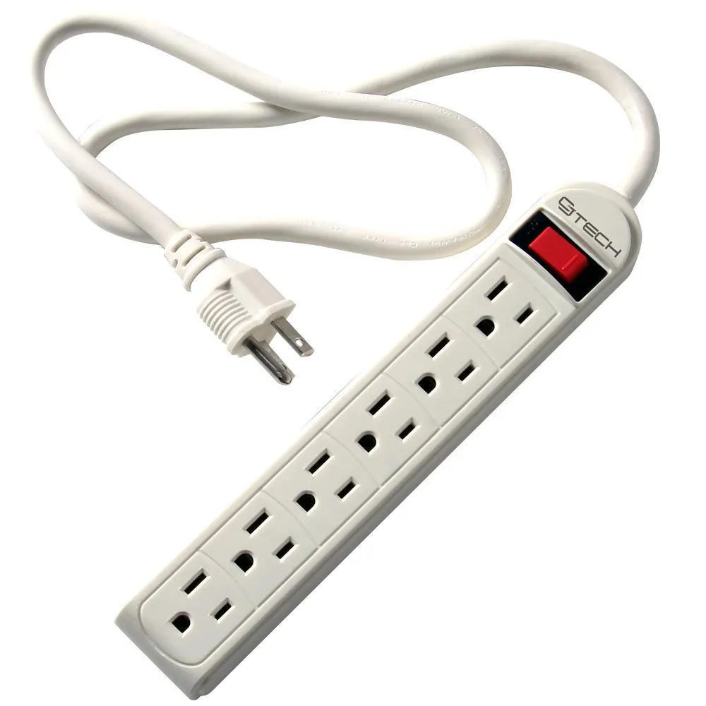 Power Strip Surge Protector Extension Leads