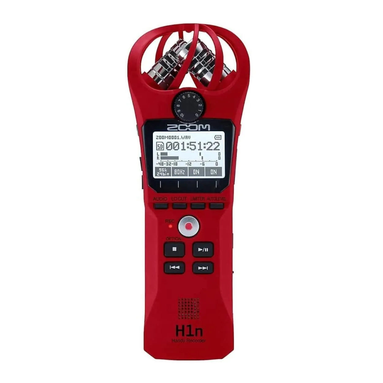 Zoom H1	Handy Portable Digital Recorder (Red)