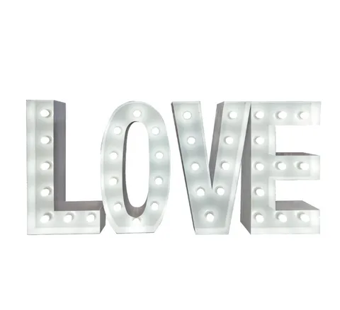 "Love" Marquee Letters