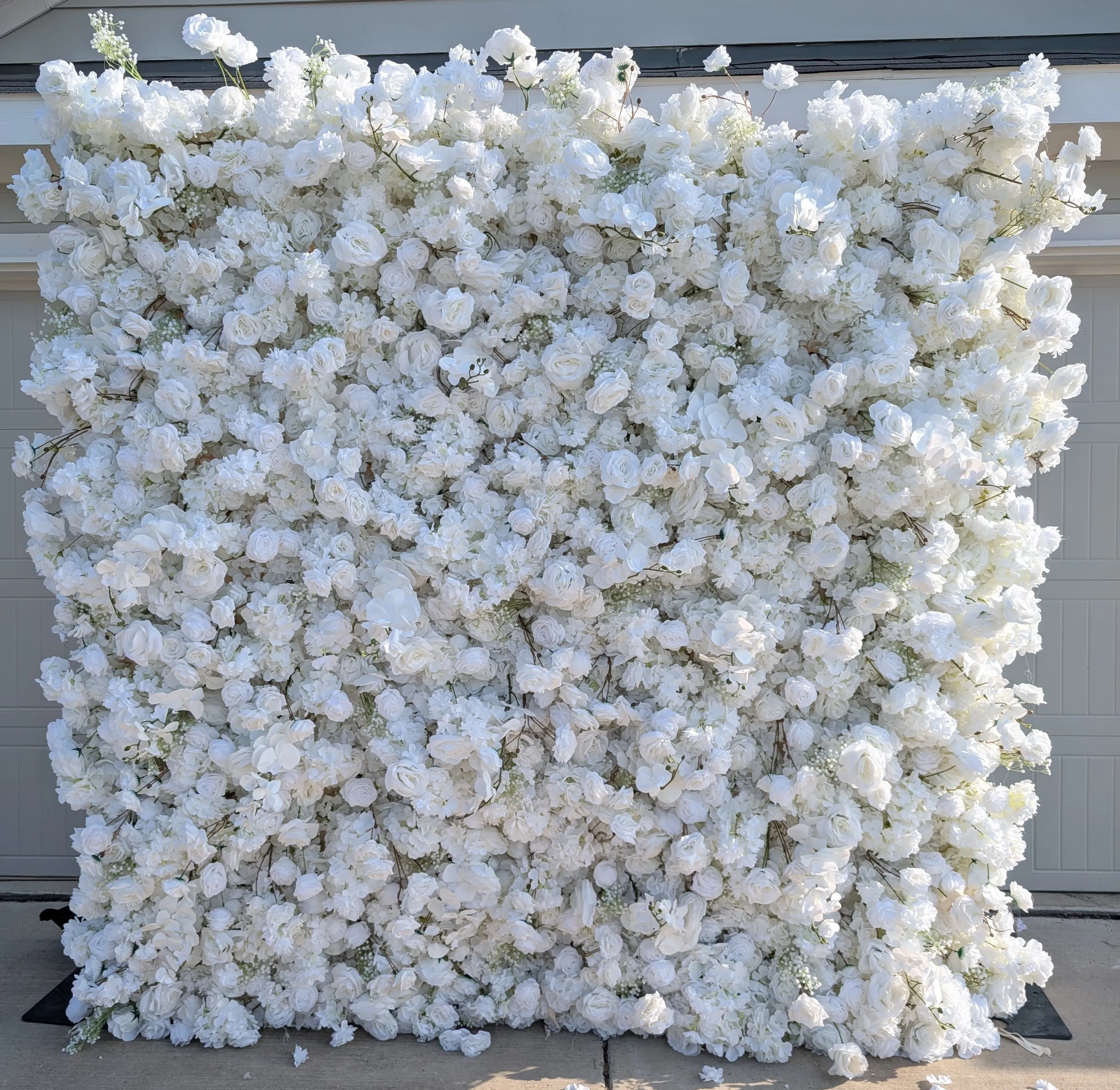 White Flower Wall