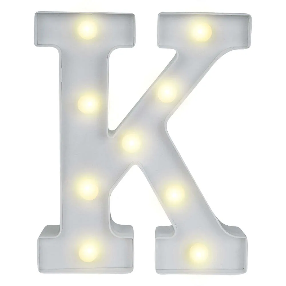 "K"  4ft  Marquee letter