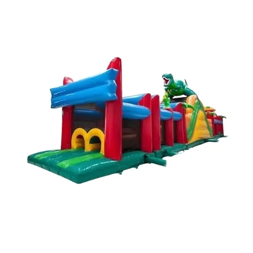 La course à obstacles T-REX de 85 pieds