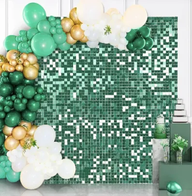 Green Shimmer Wall