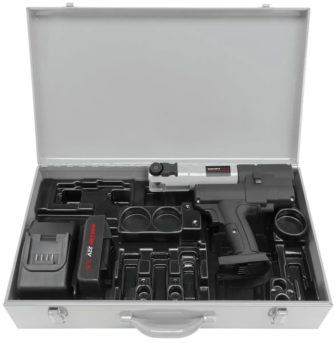 Roller´s Multi-Press 22V ACC Basic-Pack 2x Akku 21,6V 2,5Ah, Ladegerät, Koffer